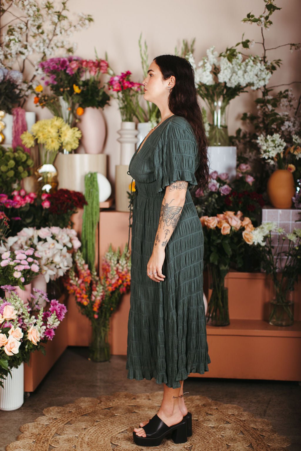 RUBY Mirella V-Neck Dress - Love & Lend