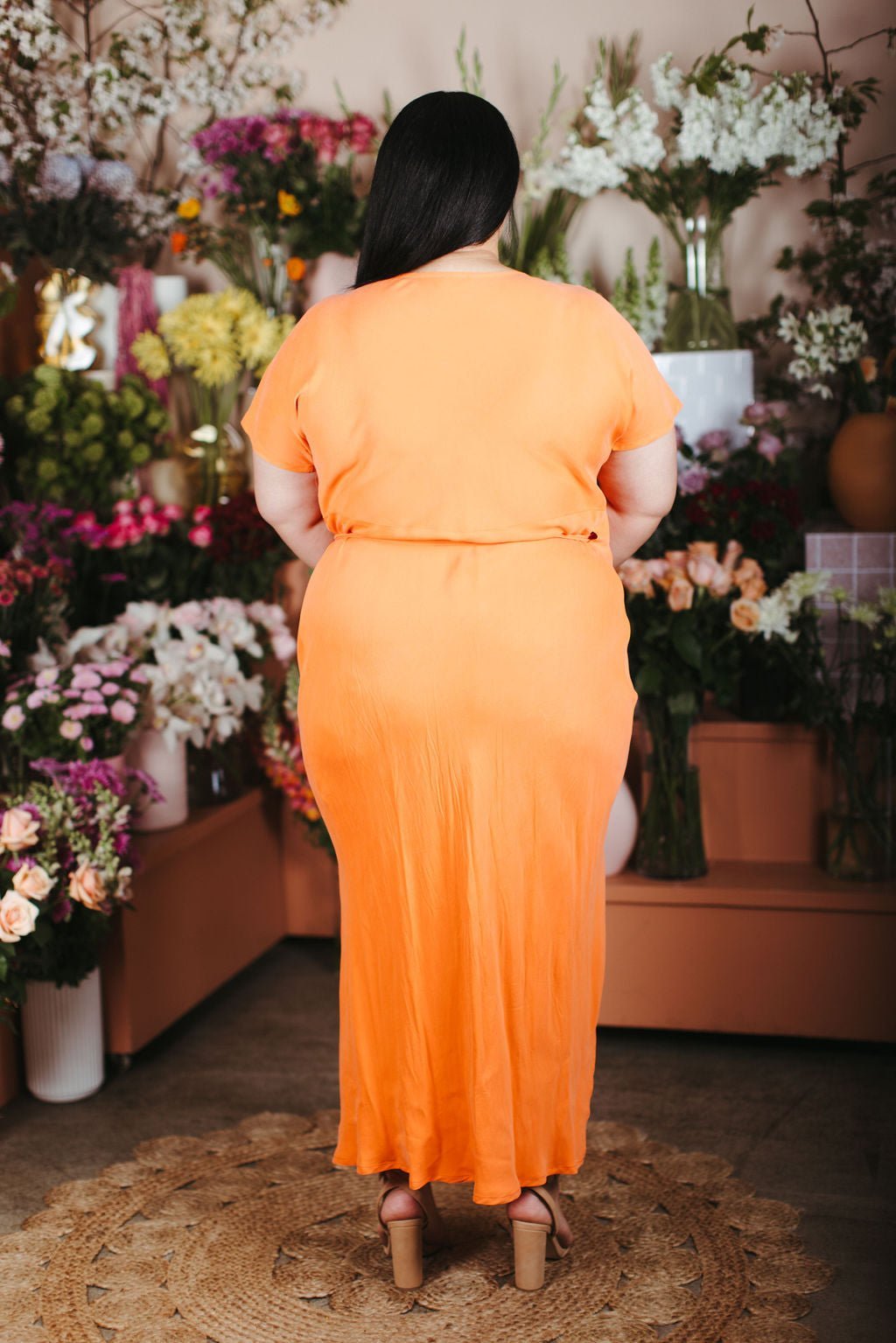 RUBY Omnia Capsleeve Wrap Dress - Size 20 - Love & Lend